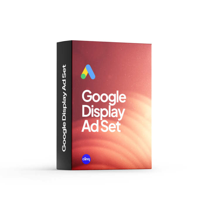 Ciinq E-Store Product Images - Google Display Ad Set