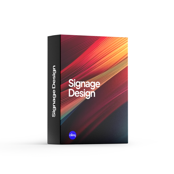 Ciinq E-Store Product Images - Signage